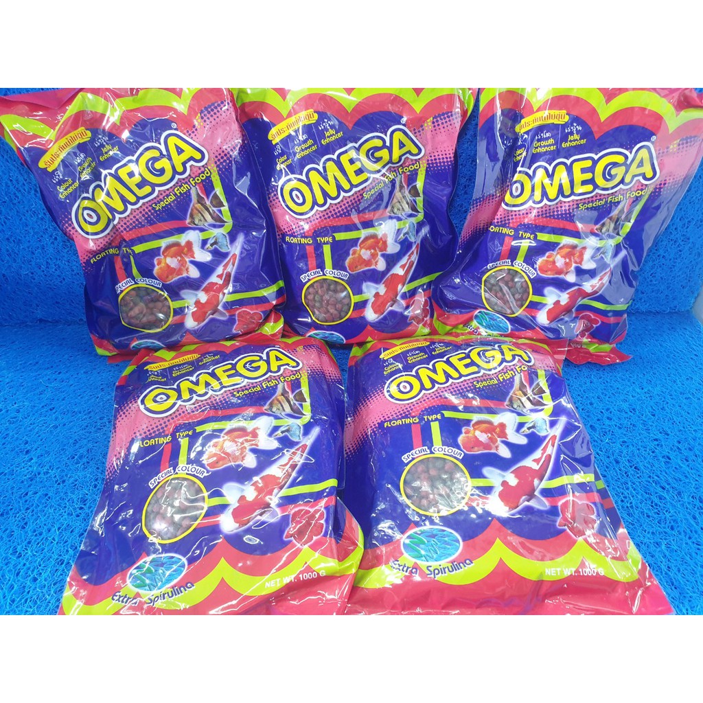 THỨC ĂN  CHO CÁ OMEGA 1KG
