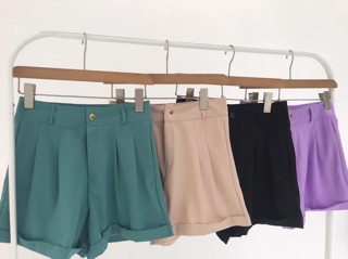 Quần Short Nữ gập gấu mới ra