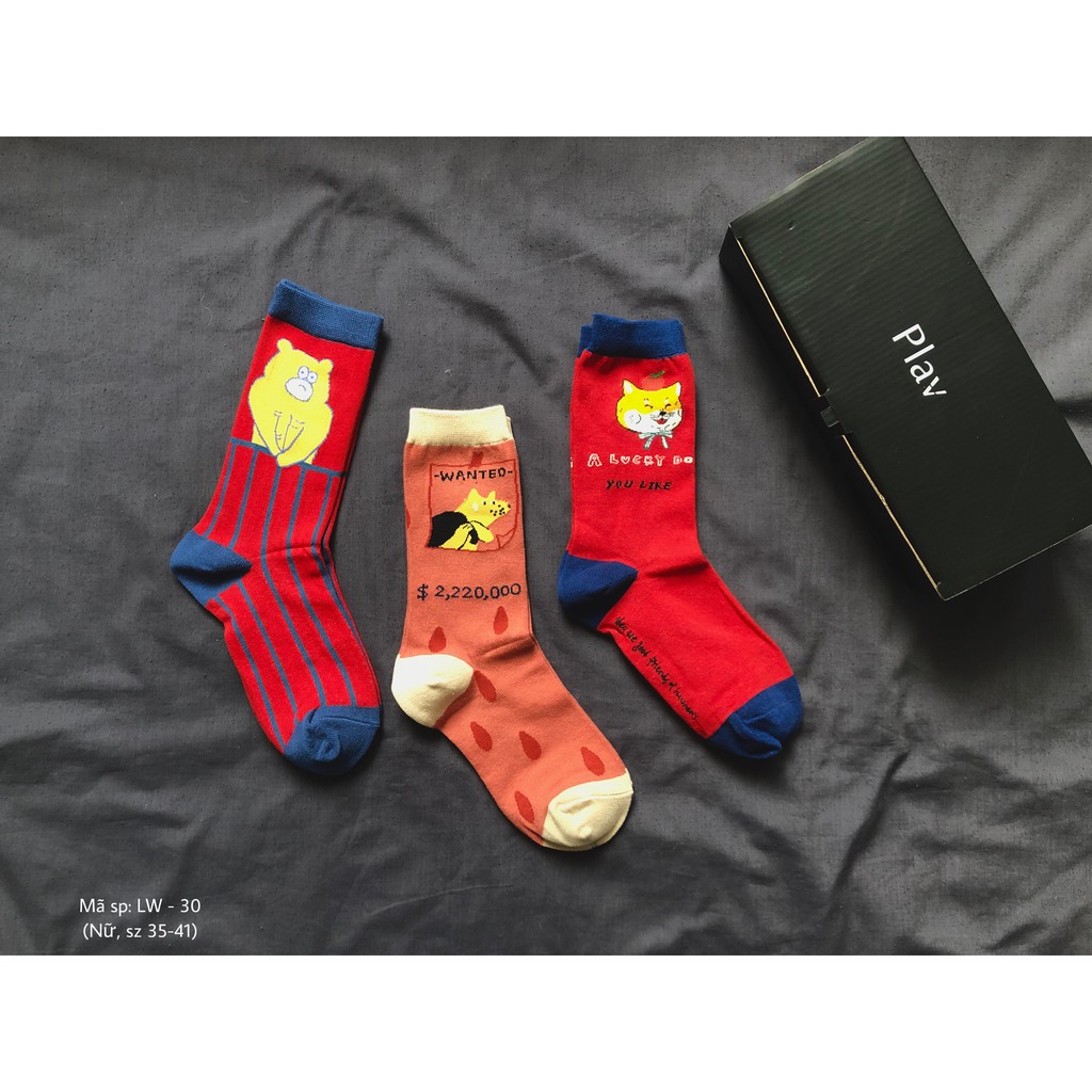 𝗦𝗘𝗧 𝟯 đ𝗼̂𝗶 𝘃𝗼̛́ 𝗰𝗮𝗼 𝗰𝗼̂̉ 𝗰𝗵𝗼 𝗡𝘂̛̃ cotton freesize [ LW - 30 ]-Plav