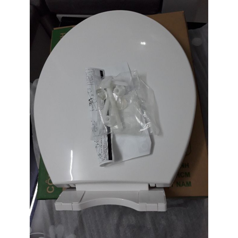 Nắp bồn cầu rơi êm Nặng 1.4KG Phù Hợp Với Hầu Hết Bồn Cầu