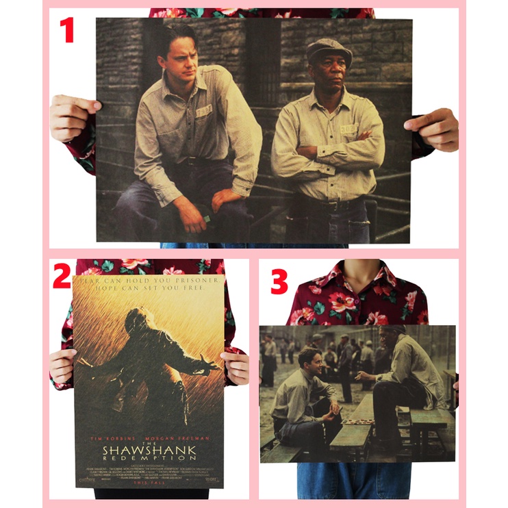 Tranh treo tường trang trí nội thất quán cà phê phong cách phim Shawshank's Redemption