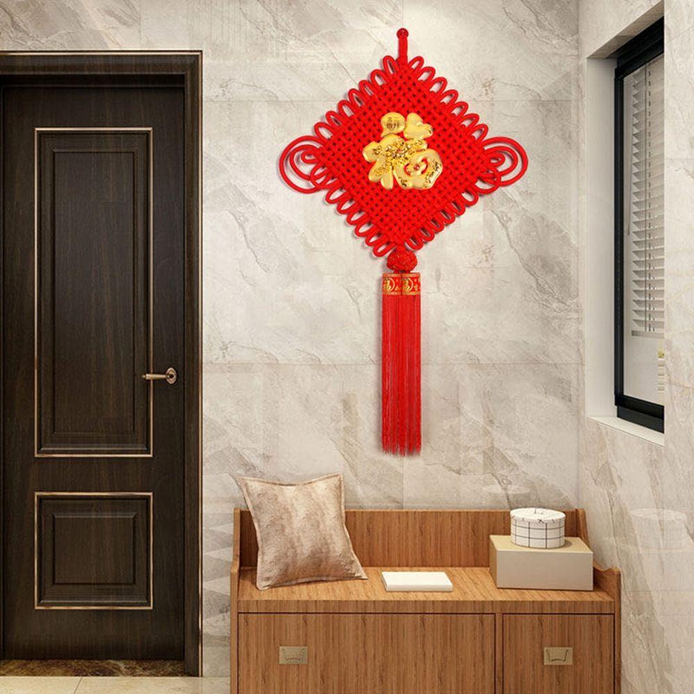 Dây Tua Rua Đỏ May Mắn Treo Trang Trí Năm Mới