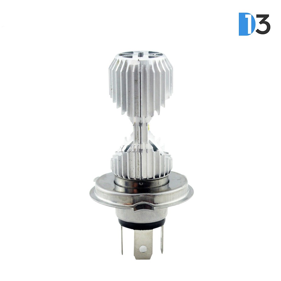 Đèn Led Pha Xe Máy Siêu Sáng L9D/L9E Đuôi Chuẩn H4 và HS1 Phù Hợp Cho Nhiều Dòng Xe