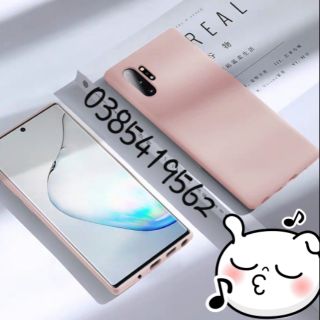 Ốp lưng dẻo màu Samsung Note 10 Plus hiệu KT Desing chống bám bẩn ( Hồng )