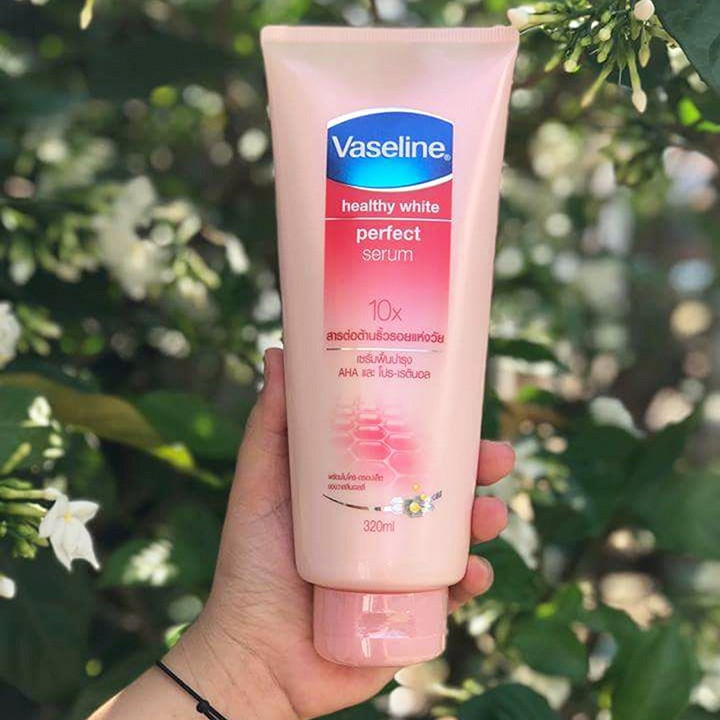 Sữa dưỡng thể Vaseline Perfect Serum 50X tuýp 320ml