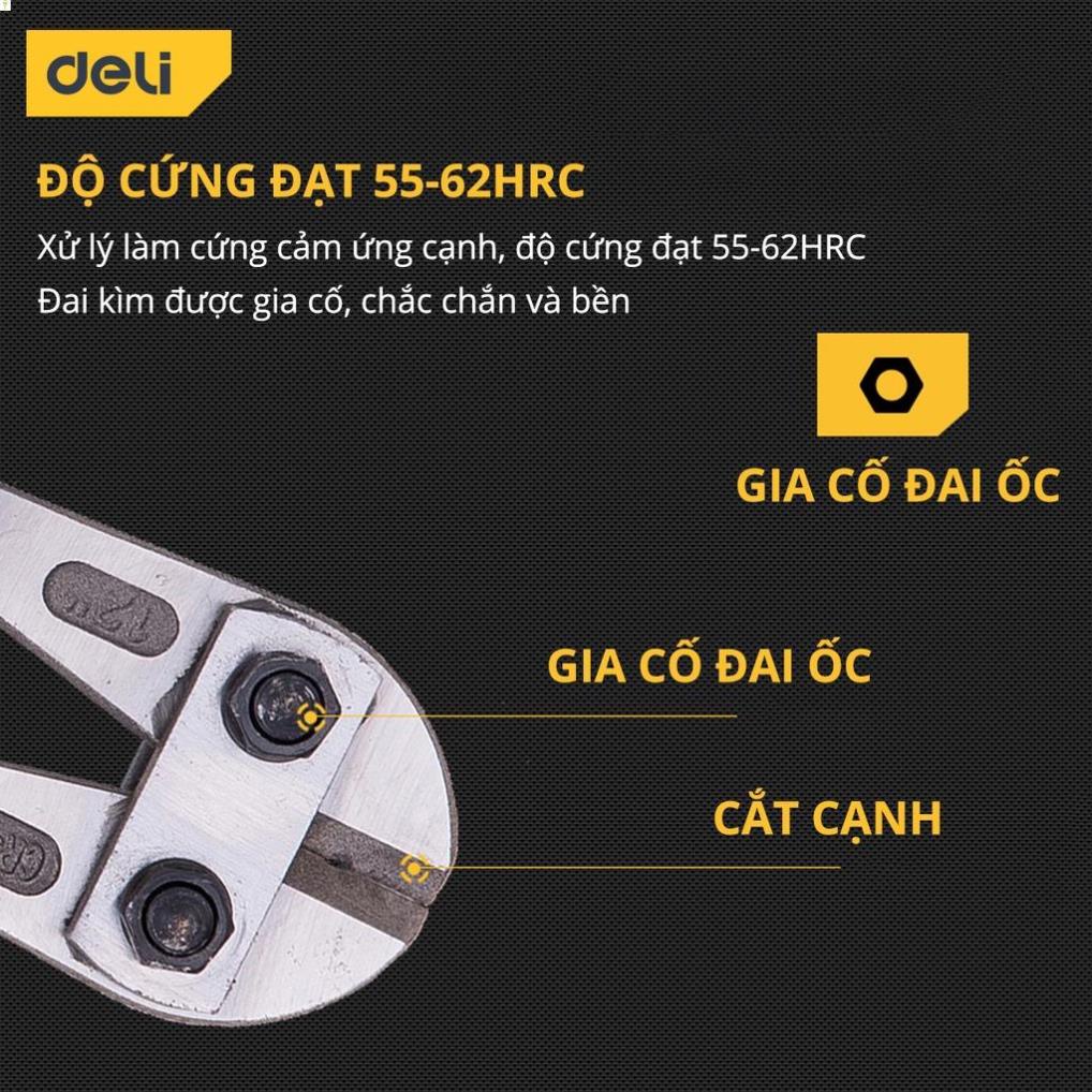Kìm Cắt Dây Điện Đa Năng Deli - Chất Liệu Thép Cao Cấp, Tay Cầm Chống Trơn Trượt - Sử Dụng Nhiều Mục Đích - DL2687 .