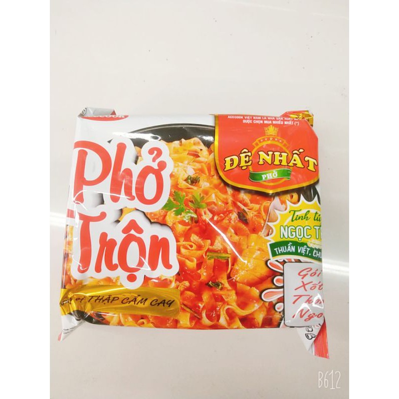 PHỞ TRỘN ĐỆ NHẤT ACECOOK THẨP CẨM/PHỞ BÒ GÓI 84G