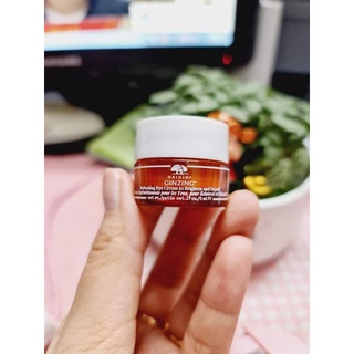 Kem mắt Origins GinZing Refreshing Eye Cream to Brighten and Depuff đánh tan bọng mắt và quầng thâm hiệu quả UNBOX 5ml