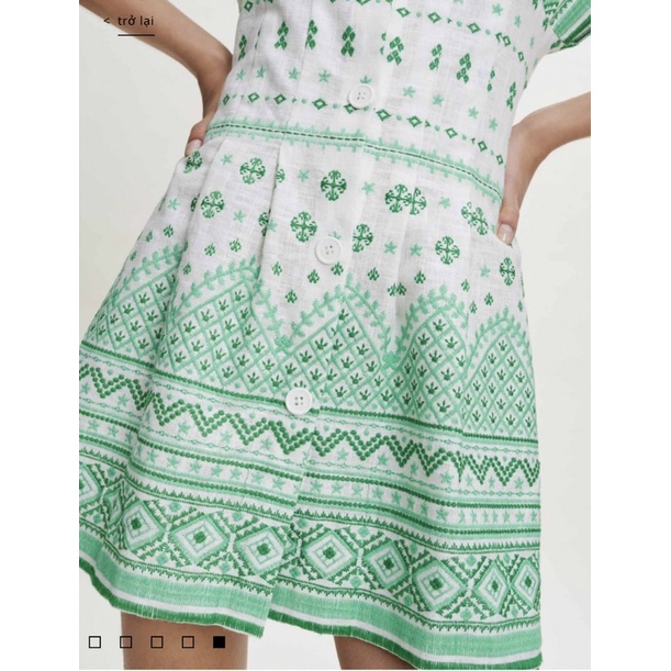 Đầm thêu Linen xuất Pháp , chuẩn xịn, thời trang nữ cao cấp!