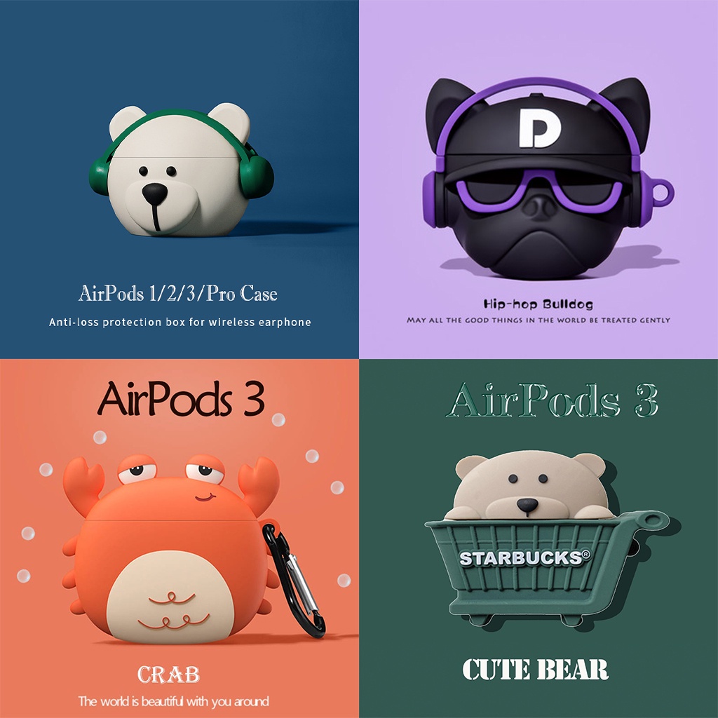 Vỏ Bảo Vệ Hộp Sạc Tai Nghe AirPods3 AirPods  2021 2021 Tương Thích Với AirPods3 3rd Ốp Điện Thoại Bảo Vệ An Toàn Cho Bé