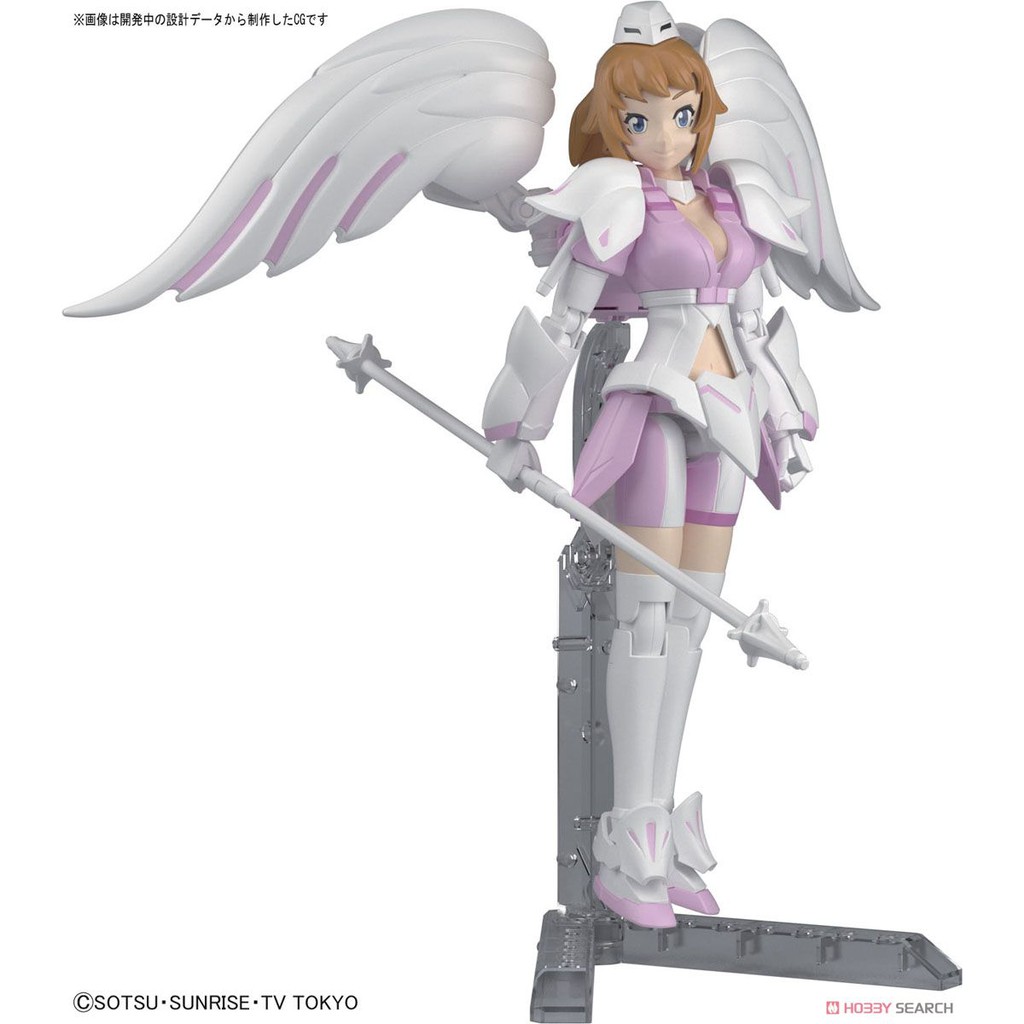 [ NHẬT BẢN ] Đồ Chơi Lắp Ráp Anime Mô Hình Gundam Bandai 1/144 Hg Super Fumina Axis Angel Ver Serie Hgbf Gundam Build