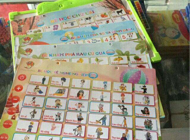 Bảng điện tử nói song ngữ Việt - Anh cho bé học tập