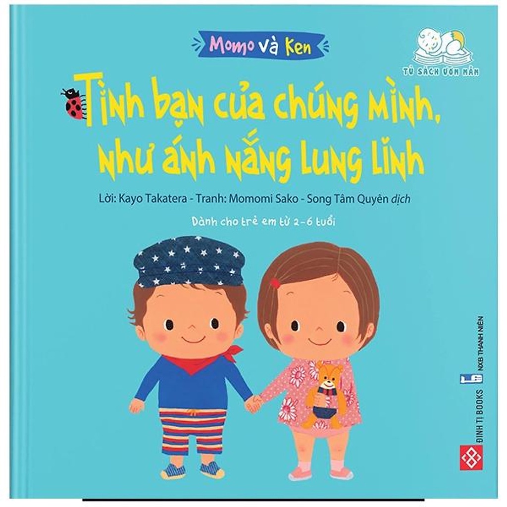 Sách: Momo và Ken- Tình bạn của chúng mình, như ánh nắng lung linh