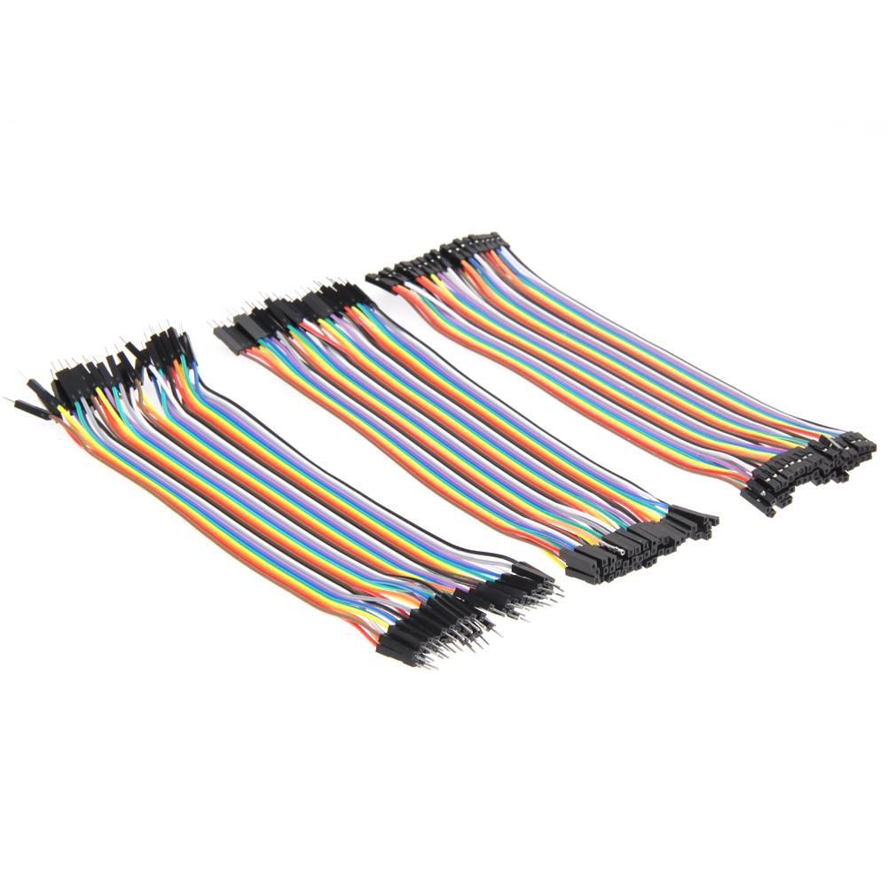 Set 120 dây cáp Dupont 20CM 2.54pin cho Arduino