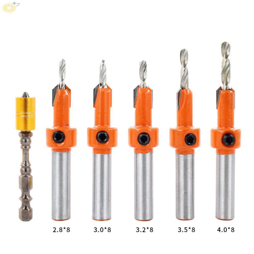 Drill Bits Accessories Auger Carbide CounterboreS Countersink Hole Kit