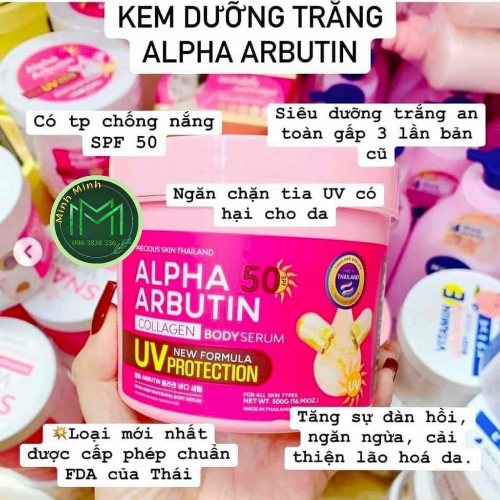 Body Dưỡng Trắng Da Toàn Thân Alpha Arbutin Collagen Body Serum