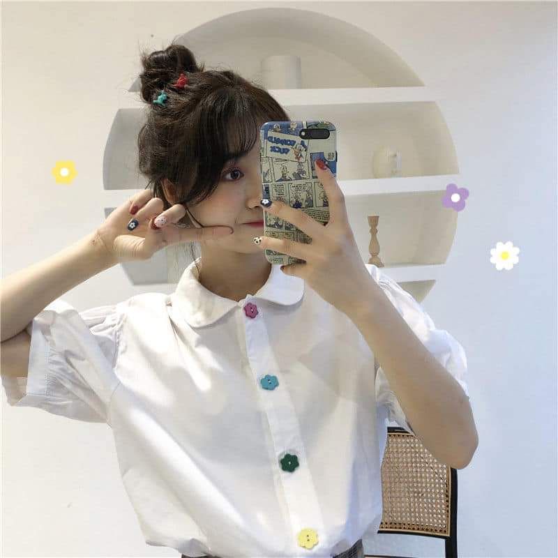 Sơ mi nữ tay bồng