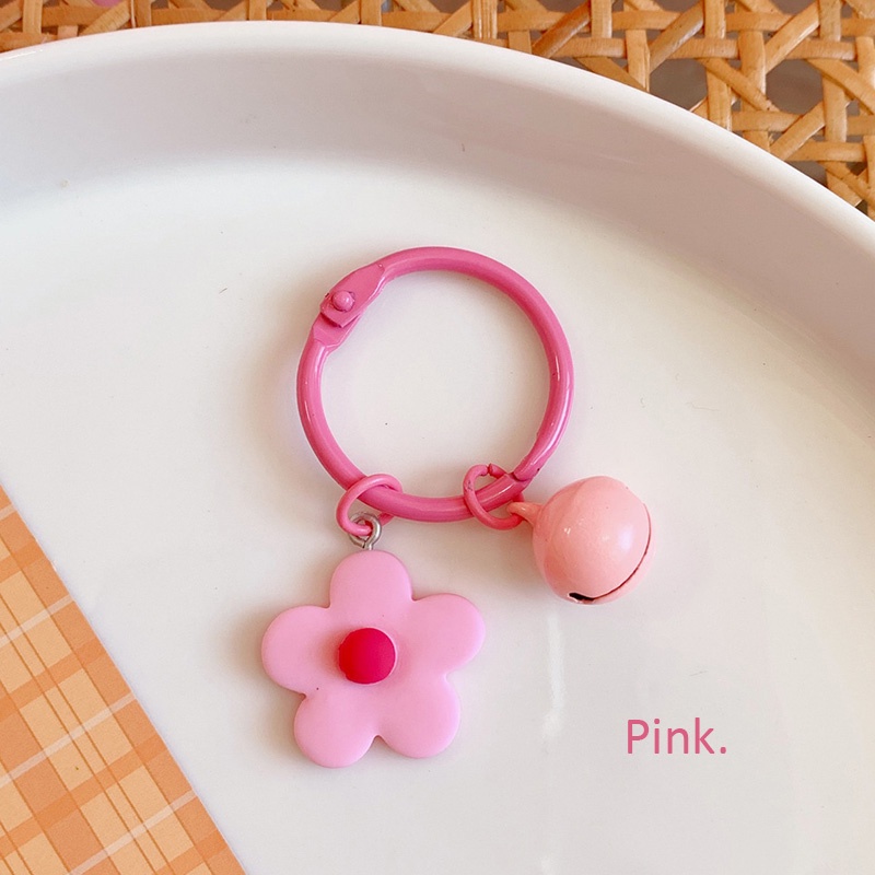 Móc Khóa Hình Hoa Nhiều Màu thời trang