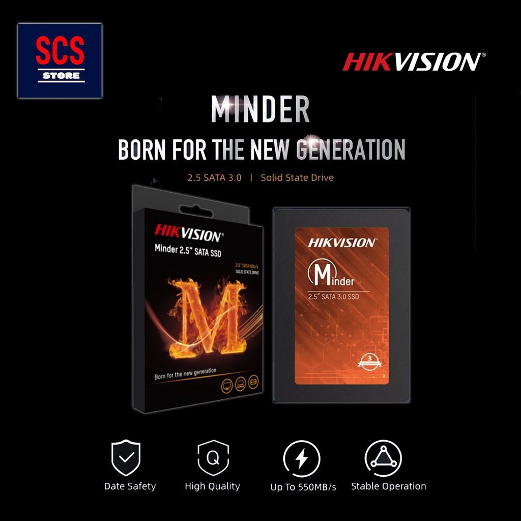 [Mã 255ELSALE giảm 7% đơn 300K] Ổ cứng SSD HIKVISION 120GB/ 240GB C100 MINDER Sata 3 - HÀNG CHÍNH HÃNG