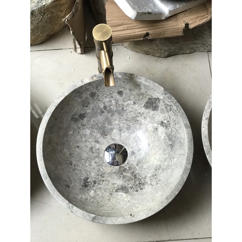 Lavabo đá tự nhiên 100%