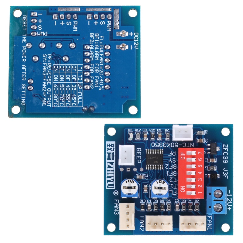 Mô-đun Điều Khiển Tốc Độ Quạt ROX PWM Cảm Biến Báo Động