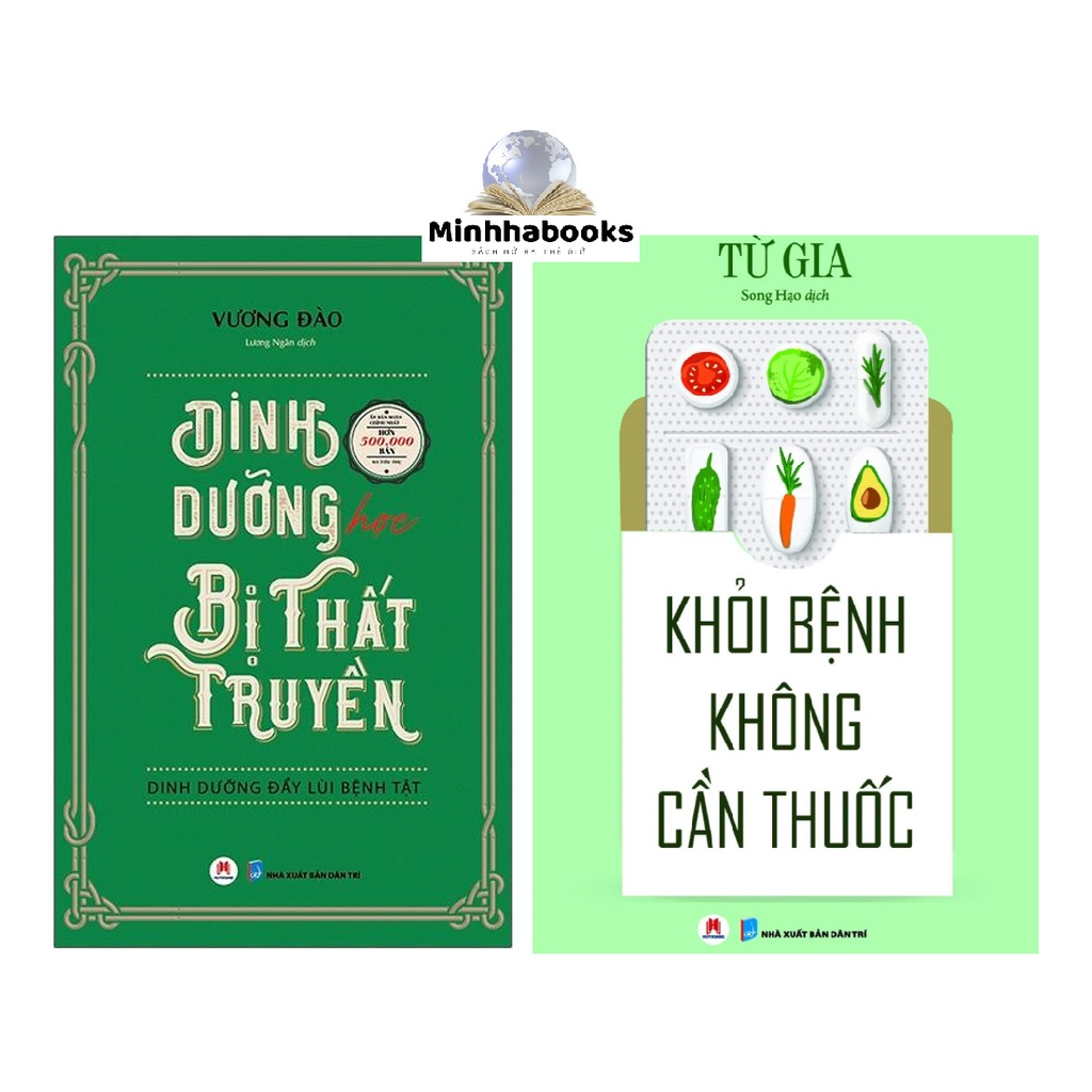 Sách - Combo Dinh dưỡng học bị thất truyền và Khỏi bệnh không cần thuốc