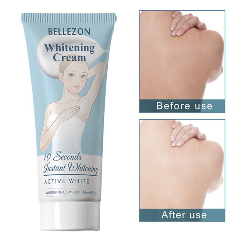 Kem Dưỡng Trắng Da Vùng Dưới Cánh Tay / Đầu Gối / Khuỷu Tay / Đầu Gối Hiệu Bellezon 60ml