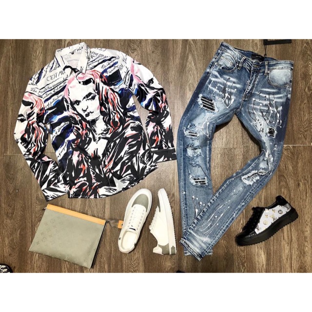 Sơ mi mặt người