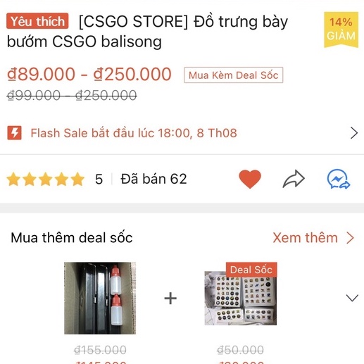 [Mã LIFEXANH03 giảm 10% đơn 500K] Bướm CSGO tập balisong và trưng bày