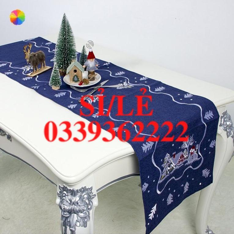 Christmas Christmas table runner embroidery table runner decoration birthday wedding Christmas table use MM