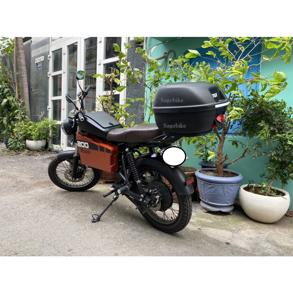 Datbike Weaver 200 - Xe máy điện cao cấp màu xanh dương, vàng crom, đen mờ