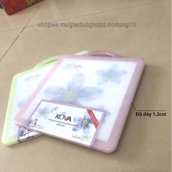 Thớt Nhựa Kháng Khuẩn Nano Siêu Sạch KOVA Hàn Quốc