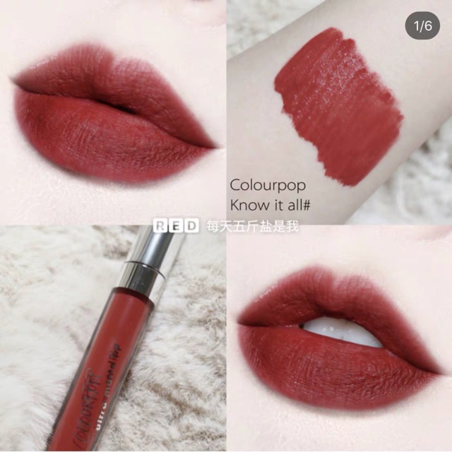 Son Colourpop Know It All