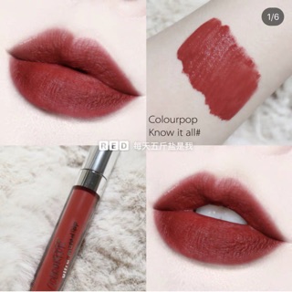Son Colourpop Know It All