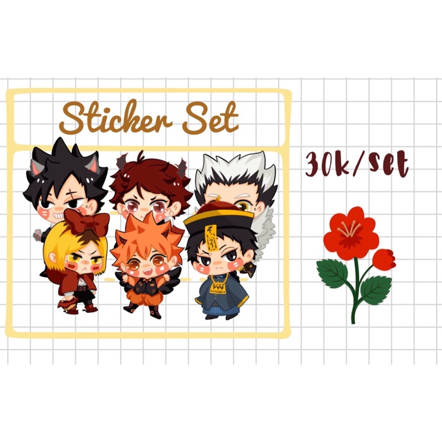 Sticker Haikyuu Halloween