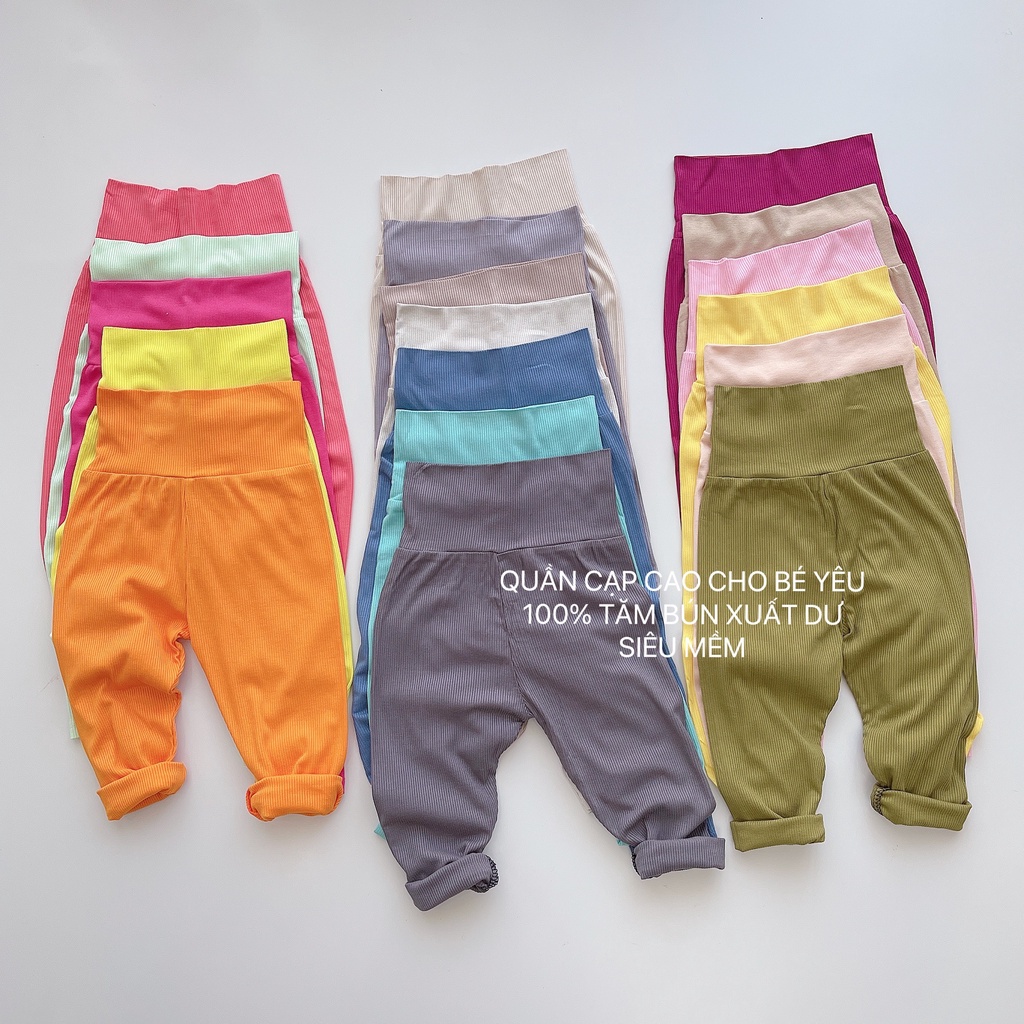 SET 5 quần bún cạp cao cho bé ( ảnh thật)