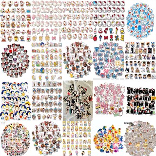 Sticker mini hoạt hình dán laptop điện thoại notebook bộ sưu tập 1