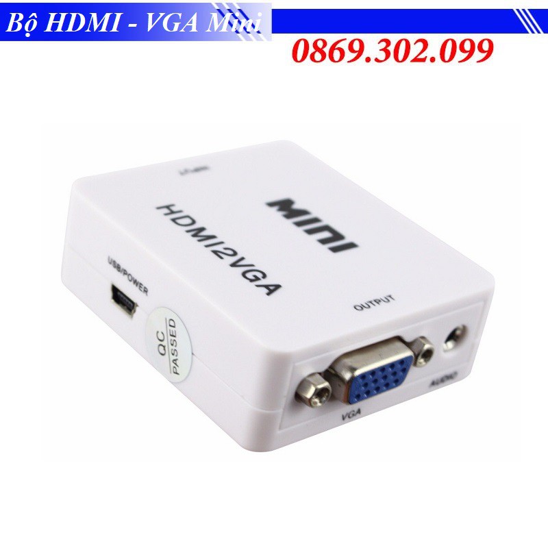 Bộ chuyển đổi tín hiệu HDMI sang VGA Mini