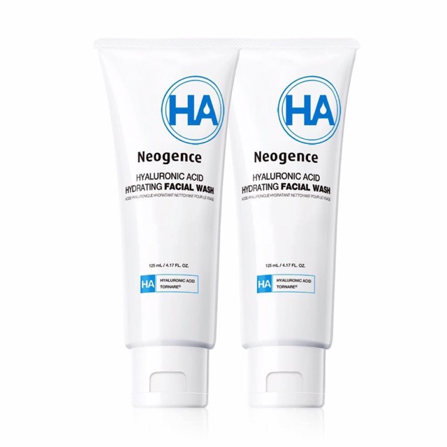 Sữa rửa mặt Neogence cấp ẩm sâu với Axit Hyaluronic 125ml Đài Loan HSD 2024