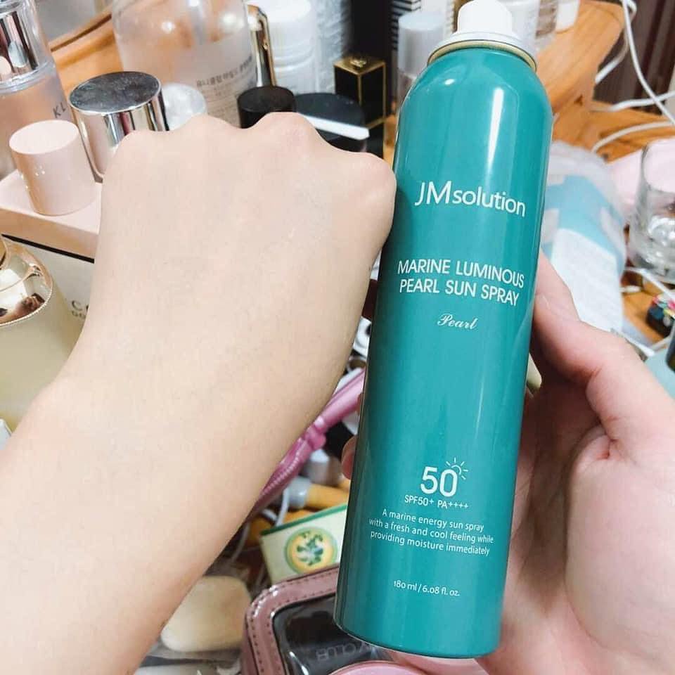 XỊT CHỐNG NẮNG DƯỠNG TRẮNG NÂNG TONE JM SOLUTION SPF50+ PA++++