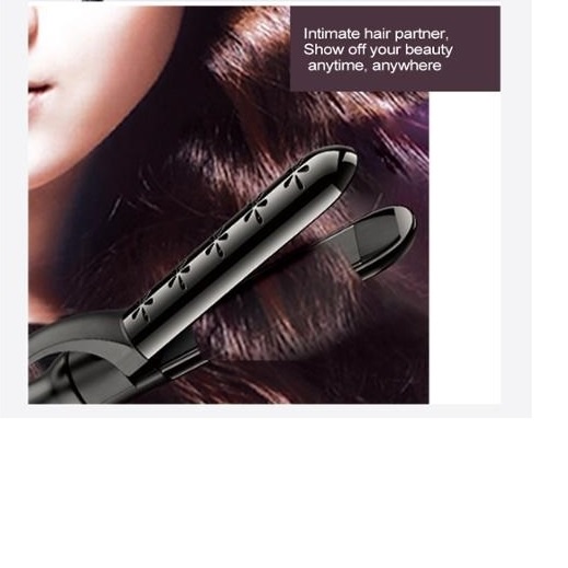 Máy Kẹp Kiêm Uốn Tóc Kemei HS-690ZF Có 2 Mức Nhiệt