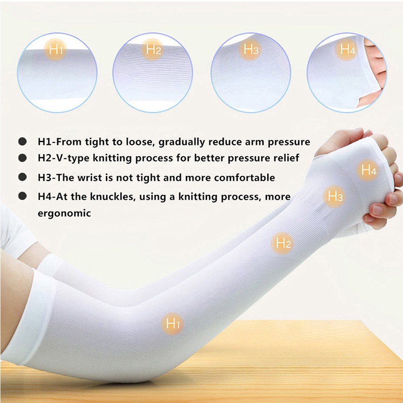 Đôi găng tay lụa băng chống nắng, găng tay lụa băng chất lượng cao, bao tay chơi thể thao ngoài trời, đi xe máy