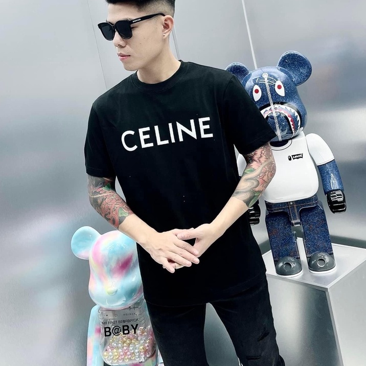 Áo Thun CELINE Basic trẻ trung sang trọng, Áo phông Unisex nam nữ