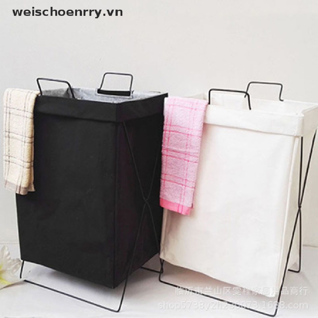 WW Foldable Dirty Laundry Basket Waterproof Fabric Storage Basket For Clothes Toys WW