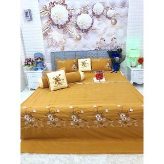 Bộ chăn ga satin