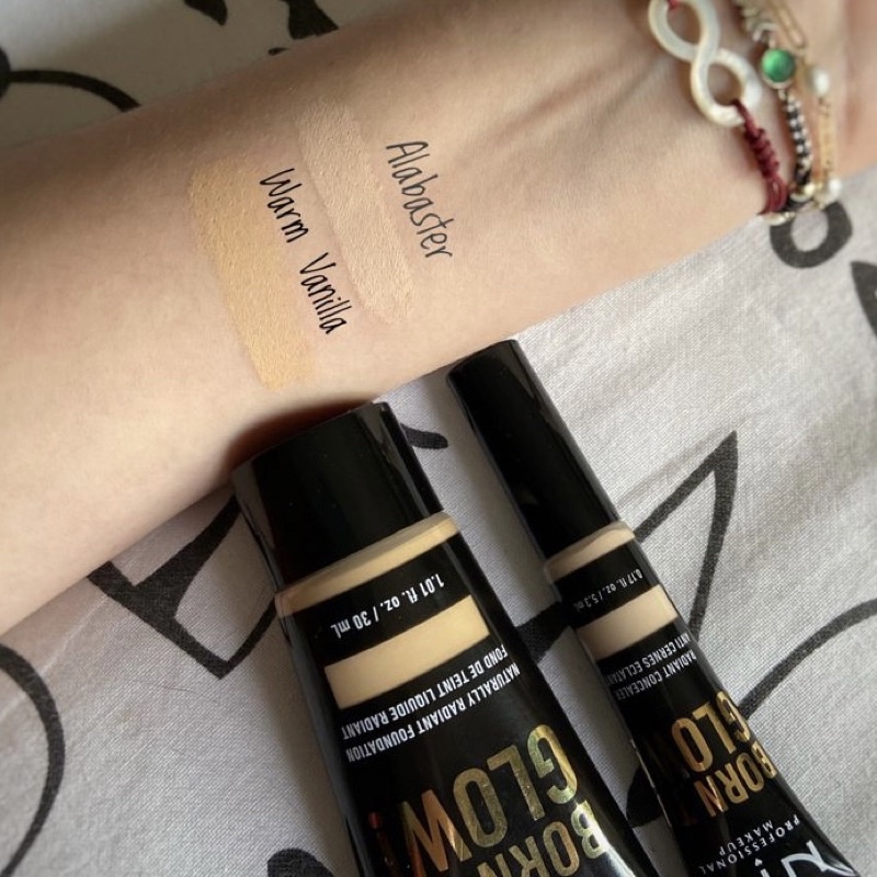 NYX - Born to Glow Radiant Concealer “02 Alabaster” | kem che khuyết điểm cho da sáng