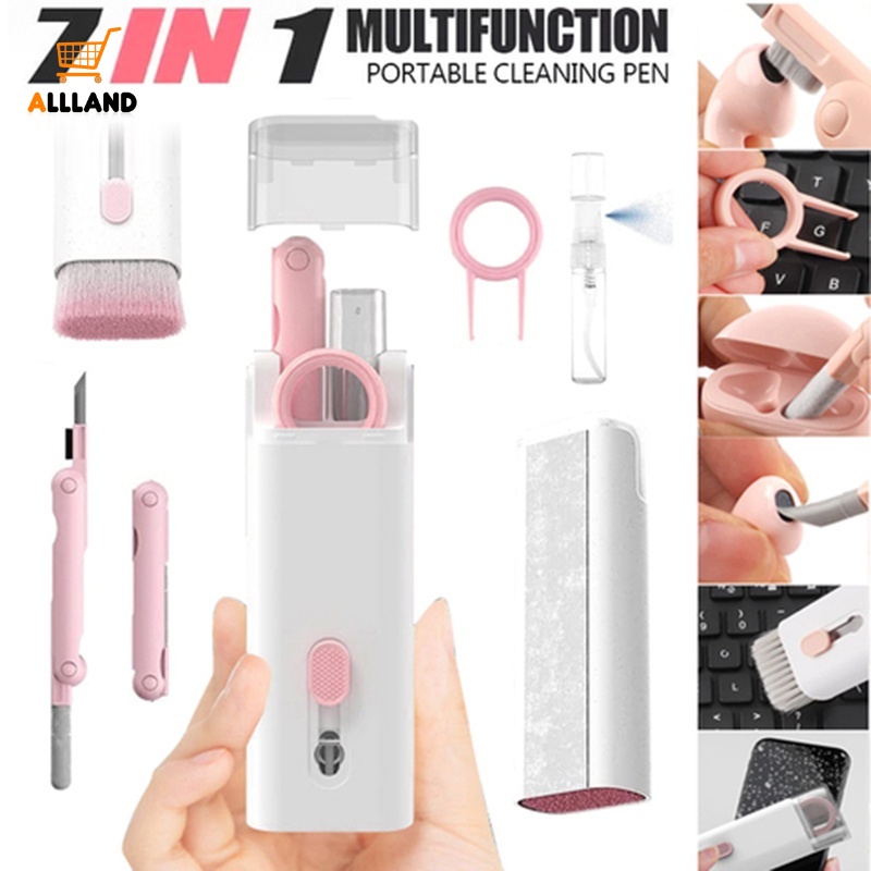 Cọ Vệ Sinh Bàn Phím Máy Tính / Điện Thoại Kết Nối Bluetooth Đa Năng 7 Trong 1