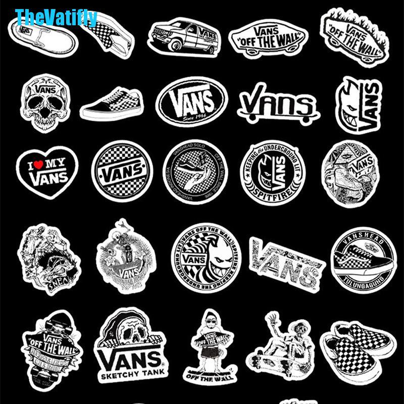 Set 50 Miếng Dán Trang Trí Họa Tiết Graffiti Cá Tính