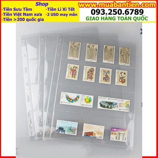 Combo 10 tờ Phơi Đựng Tiền Giấy 4 Ngăn trong của Đài Loan PCCB