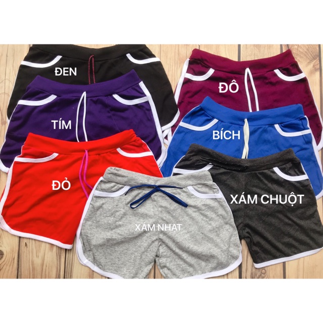 QUẦN ĐÙI PHỐI VIỀN NỮ DIỆN SIÊU MÁT